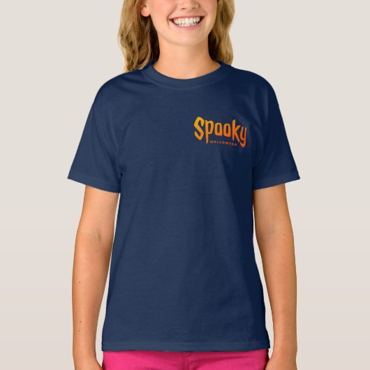女不気味の子Tシャツのハッピーハローウィン衣装 Tシャツ (正面)