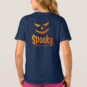 女不気味の子Tシャツのハッピーハローウィン衣装 Tシャツ