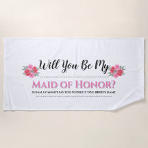 女中の名誉|の水彩画のばら色の花の結婚式