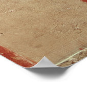 女中を描いたレリーフ、 浮き彫り ポスター (角)