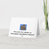 女中サービスからのメリークリスマス シーズンカード (裏面)