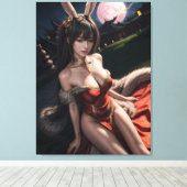 女中国の性 キャンバスプリント (インサイチュ (ウッドフロア))