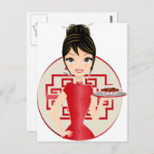女中国の性 ポストカード (正面/裏面)