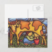 女中 ポストカード (正面/裏面)