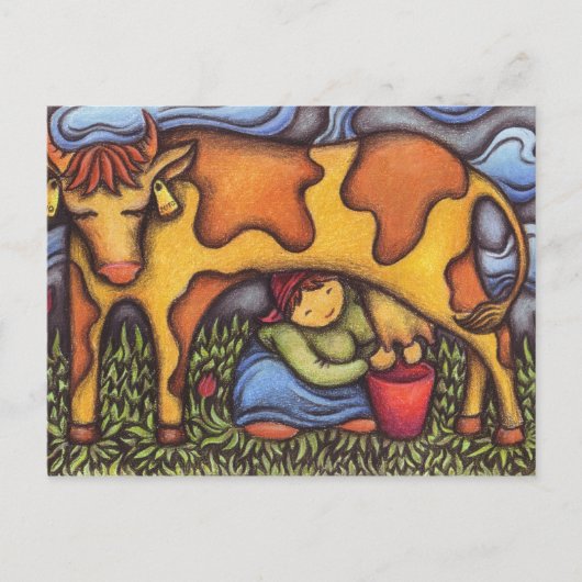 女中 ポストカード (正面)