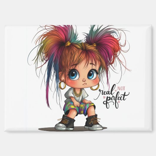 女予測できなの実在子Not Perfect Magnet マグネット (正面)