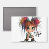 女予測できなの実在子Not Perfect Magnet マグネット (正面/裏面)