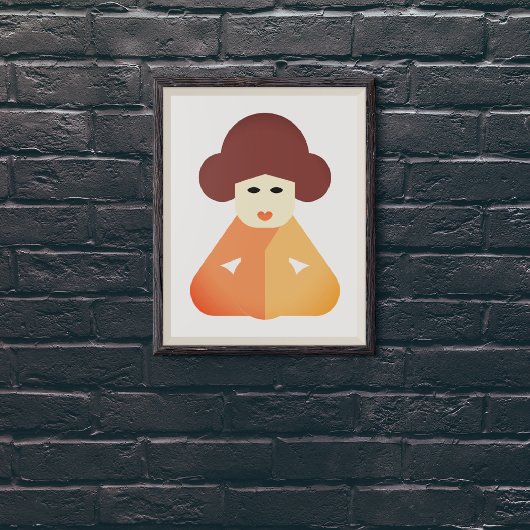 女伝統的中国の性 キャンバスプリント