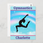 女体操うるうレインボークラウド ポストカード (正面/裏面)