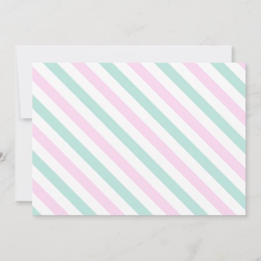 女体操の写真 招待状 (裏面)