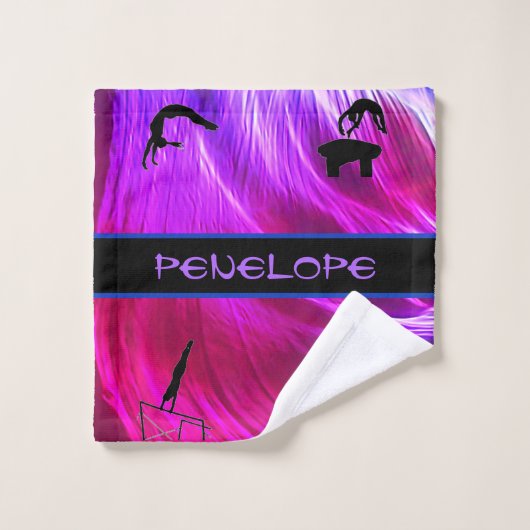 女体操イベント抽象芸術 ウォッシュタオル (ウォッシュタオル)