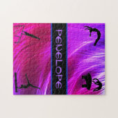 女体操イベント抽象芸術 ジグソーパズル (横)