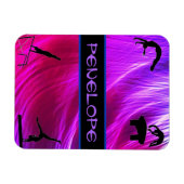 女体操イベント抽象芸術 マグネット (横)