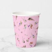 女体操バースデーパーティー紙カップ 紙コップ (右)