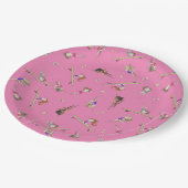 女体操バースデーパーティー ペーパープレート (アングル)