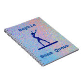 女体操ビームクイーンスパイラルフォトノートブック ノートブック (右側)