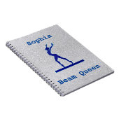 女体操ビームクイーンスパイラルフォトノートブック ノートブック (右側)