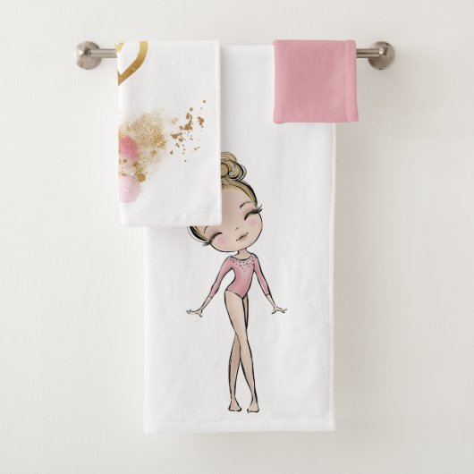 女体操ピンクハート バスタオルセット (インサイチュ)