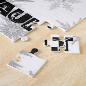 女体操フロア、バー、梁、ヴォールト冬 ジグソーパズル (側面)