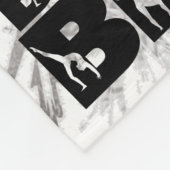 女体操フロア、バー、梁、ヴォールト冬 フリースブランケット (角)