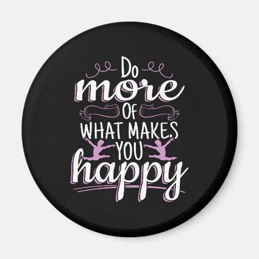 女体操 – ハッやる気を起こさせるピー引用文 マグネット (正面)