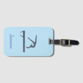 女体操 ラゲッジタグ (正面横)