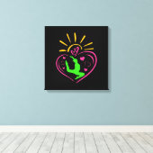 女体操 – 夏サンシャインハート キャンバスプリント (インサイチュ (ウッドフロア))