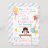 女体操 招待状 (正面/裏面)