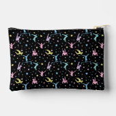 女体操、星のある女性体操選手 アクセサリーポーチ (裏面)