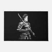女侍 ドアマット (正面)