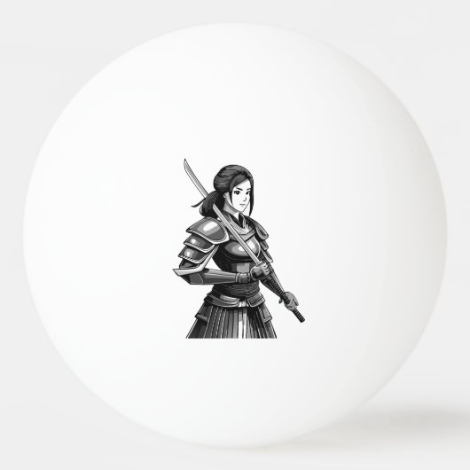 女侍 卓球ボール (正面)