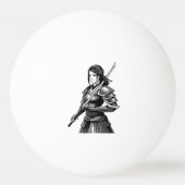 女侍 卓球ボール (裏面)