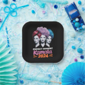 女保護子カマラ2024年総選挙2024 ペーパープレート (パーティー)