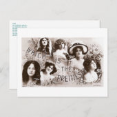 女優かわいらしは誰だ ポストカード (正面/裏面)