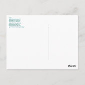 女優かわいらしは誰だ ポストカード (裏面)