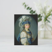 女優で歌手のプラスコヴィヤ・ジェムチュゴヴァ ポストカード (スタンド正面)