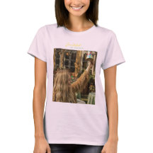 女優とエルドリッジ湖のTシャツ