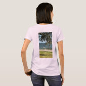 女優とエルドリッジ湖のTシャツ Tシャツ (裏面フル)