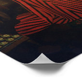 女優とプラスコヴィヤのポートレート ポスター (角)