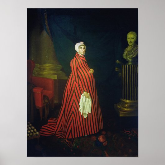 女優とプラスコヴィヤのポートレート ポスター (正面)