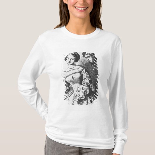女優に話しているエチエンヌLousteau Tシャツ (正面)