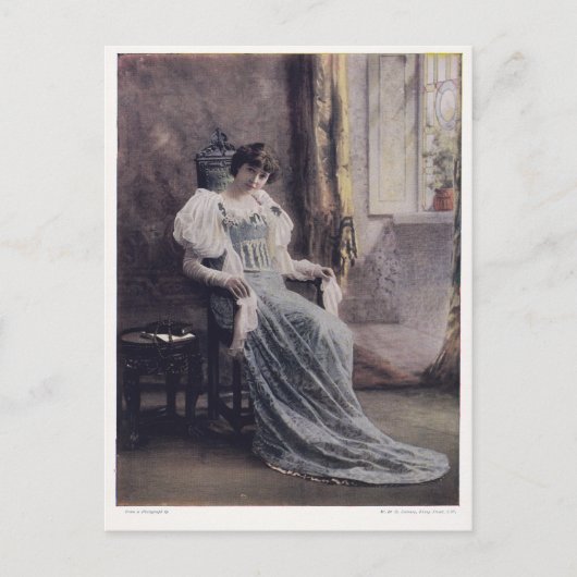 女優のド恋しく思ロテア・バード[1875年～1933年] ポストカード (正面)