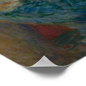 女優ジャンヌ・サマーリーbyピエール・オーギュストルノアール ポスター (角)