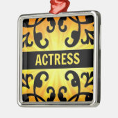 女優ダマスクリスマスオーナメント メタルオーナメント (左)