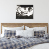女優バックザホイール， 1921 キャンバスプリント (インサイチュ (寝室))