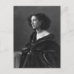 女優フランスののサラ・ベルナールbyフェリックス・ナダル1864 ポストカード
