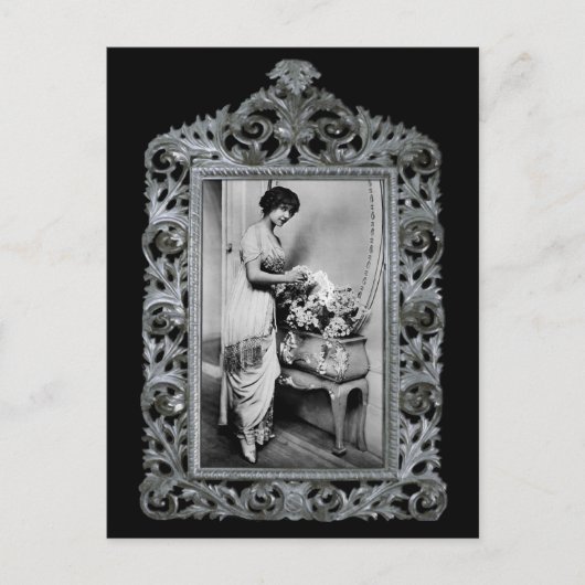 女優フランスの ポストカード (正面)