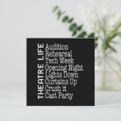 女優ブロードウェイ俳優ミュージカル恋人演技 サンキューカード (スタンド正面)