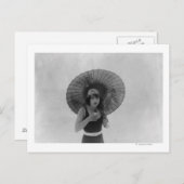 女優ベティ食べコンプソンのアイスクリーム ポストカード (正面/裏面)