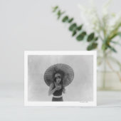 女優ベティ食べコンプソンのアイスクリーム ポストカード (スタンド正面)